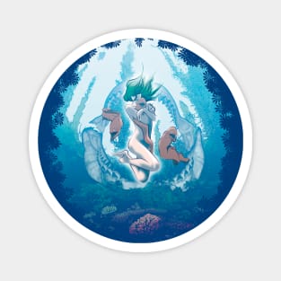 Underwater undine spirit Magnet